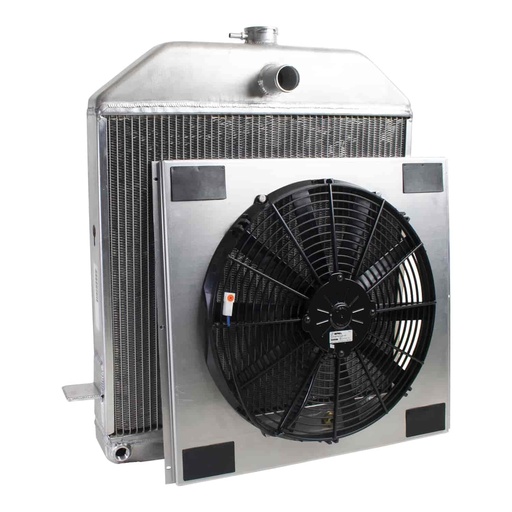 [GRI-CU-70102] Griffin Radiators CU-70102: ExactFit Radiator ComboUnit for 1939-1940 Ford Deluxe with Early GM Engine