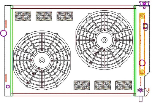 [GRI-CU-70233] Griffin Radiators CU-70233: ExactFit Radiator ComboUnit for 1993-2002 Camaro/Firebird F Body with Transmission Cooler
