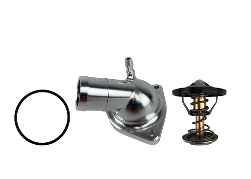 [GRN-530160] Granatelli 530160: 530160 Billet Thermostat Housing, 2014-2019 GM LT, w/160 Degree Thermostat, Stainless Steel