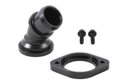 [HLY-97-343] Holley 97-343: 97-343 45-Degree Swivel Water Neck for Mopar 5.7/6.1/6.4L Gen III Hemi Engines