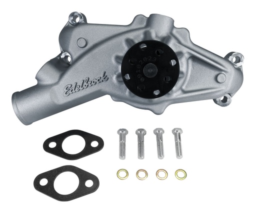 [EDL-88500] Edelbrock 88500: 88500 Aluminum Water Pump for Big Block Chevy, Short [Satin Finish]