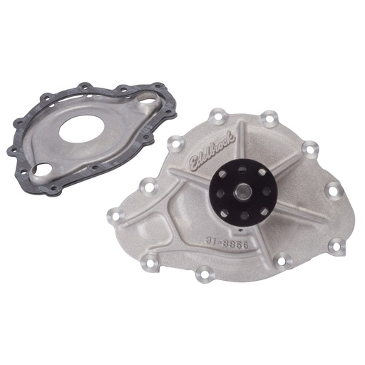 [EDL-8856] Edelbrock 8856: Victor Series Satin Aluminum Water Pump for 1969-1979 Pontiac 389-455 V8