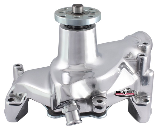 [TFF-1448NB] Tuff Stuff 1448NB: SuperCool Water Pump Polished 1969-93 Small Block Chevy