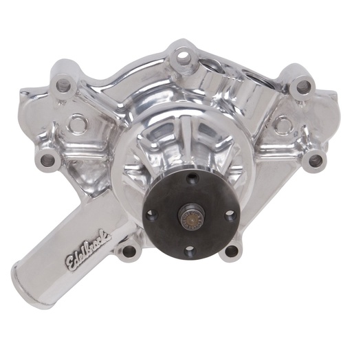 [EDL-8887] Edelbrock 8887: Victor Series Polished Aluminum Water Pump for 1969-1985 Small Block Chysler 318-360