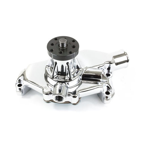 [TSN-HC8013C] Top Street Performance HC8013C: HC8013C Mechanical Water Pump, Aluminum, Chrome, Chevrolet SB Short Neck, Reverse
