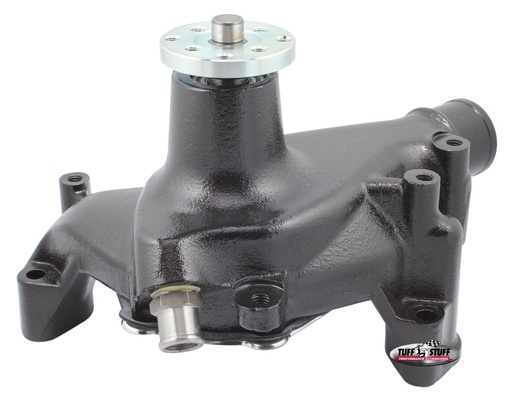 [TFF-1449NCREV] Tuff Stuff 1449NCREV: SuperCool Water Pump Black Powder Coated Small Block Chevy