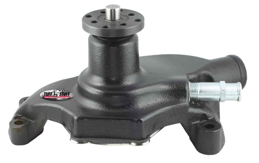 [TFF-1354NCREV] Tuff Stuff 1354NCREV: SuperCool Water Pump Black Powder Coated 1955-71 Small Block Chevy