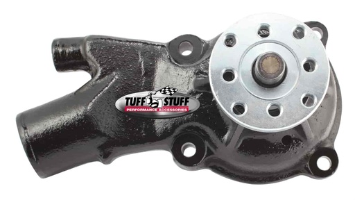 [TFF-1529B] Tuff Stuff 1529B: Standard Water Pump Black Powder Coated 1963-84 GM V6