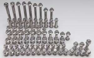 [ARP-594-9601] ARP 594-9601: Stainless Steel Hex Head Fastener Kit Pontiac 350-400-455 cid