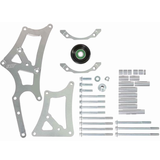 [ICB-551127-3] ICT Billet 551127-3: A/C Compressor & Power Steering Bracket Kit [LS Engine Swap]