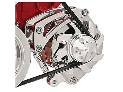 [BSP-FM0105PC] Billet Specialties FM0105PC: Billet Alum. Alternator Bracket Low mount for SB-Chevy with short water pump
