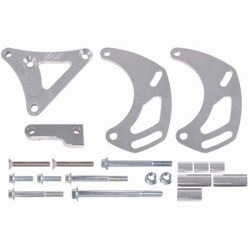 [ICB-551136-1] ICT Billet 551136-1: LS HD Alternator-Only Bracket Kit for Remote-Mount Water Pump
