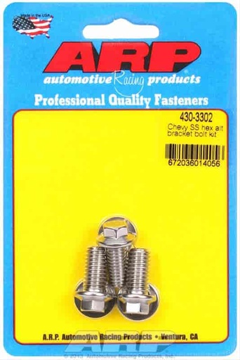 [ARP-430-3302] ARP 430-3302: Hex Alternator Bracket Bolts All Chevy V8