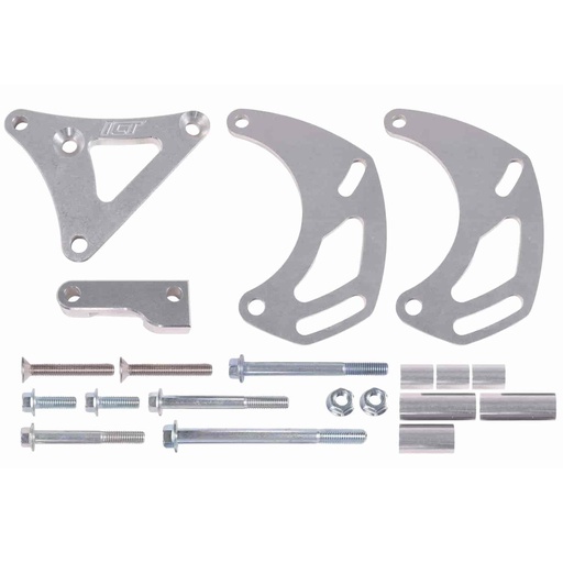 [ICB-551136-2] ICT Billet 551136-2: LS HD Alternator-Only Bracket Kit for Remote-Mount Water Pump