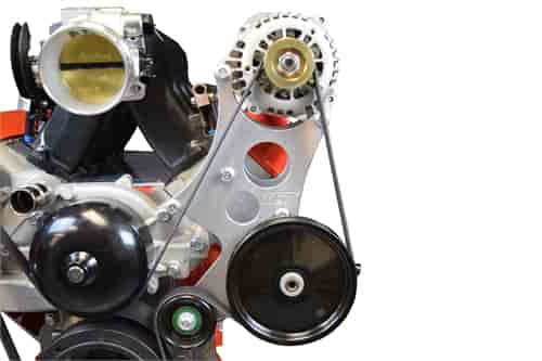 [ICB-551362-2] ICT Billet 551362-2: LS High Mount Alternator and Power Steering Pump Bracket Kit