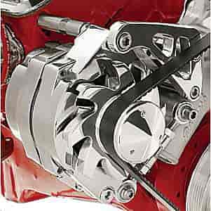 [BSP-FM0107PC] Billet Specialties FM0107PC: Billet Alum. Alternator Bracket Mid mount for SB-Chevy with long water pump