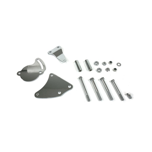 [TSN-JM9116C] Top Street Performance JM9116C: JM9116C Power Steering Type II Bracket, Steel SBC/BBC Short Water Pump, Chrome