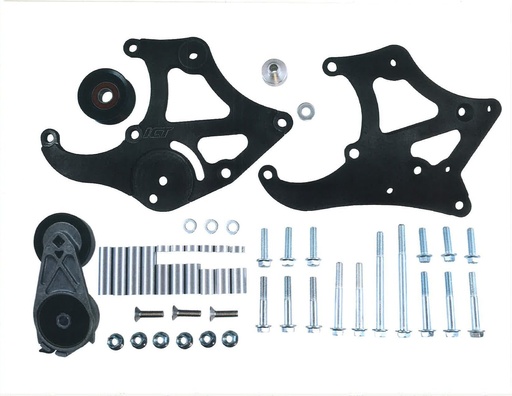[ICB-551474-2B] ICT Billet 551474-2B: 551474-2B Sanden 508 A/C Compressor Bracket Kit for 1998-2002 Chevy Camaro LS1, 2004-2006 Pontiac GTO LS1 [Black]