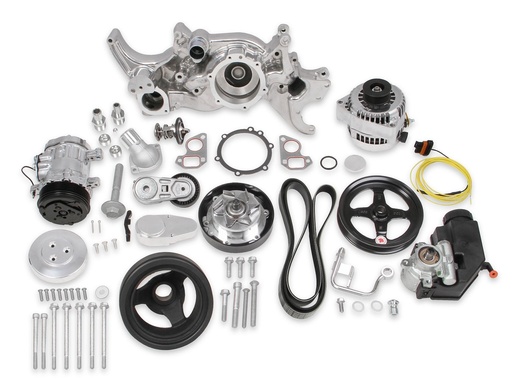 [HLY-20-185P] Holley 20-185P: 20-185P LS Mid-Mount Complete Accessory Drive Kit