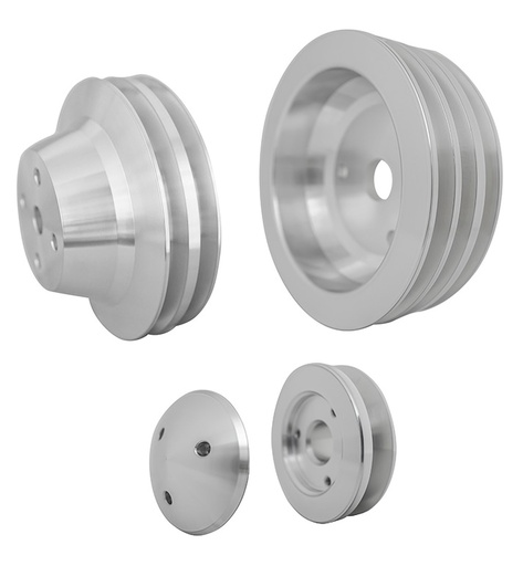 [MCH-6090] March Performance 6090: V-Belt Pulley Set - Performance Ratio Small Block Chevy