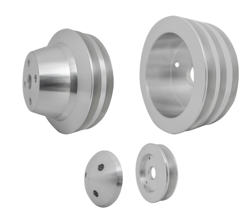 [MCH-5070] March Performance 5070: Corvette V-Belt Pulley Kit - Performance Series 1971-1982 Small Block Chevy Corvette