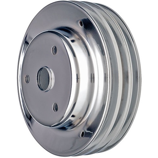 [TRD-9608] Trans Dapt 9608: Chrome Crankshaft Pulley Depth: 7.8"