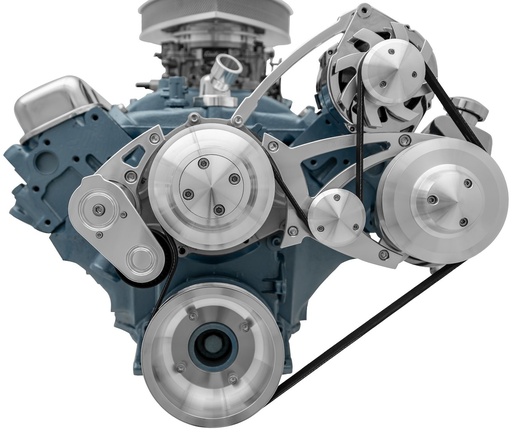 [MCH-13105] March Performance 13105: Serpentine Drive Conversion Kit Pontiac V-8 with Saginaw Keyway Power Steering