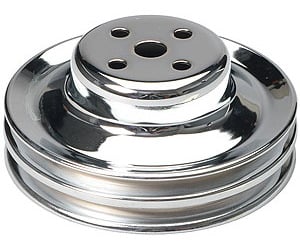[TRD-8301] Trans Dapt 8301: Small Block Ford OEM Pulley 1965-66 2-Groove Upper Pulley
