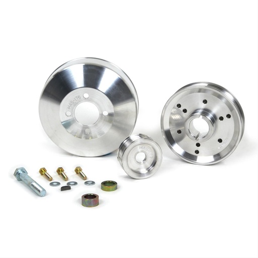 [BBK-1555] BBK Performance Parts 1555: 3-Piece Underdrive Pulley Kit 1996-01 Mustang GT/Cobra 4.6L