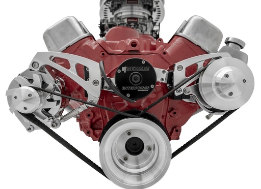 [MCH-22016] March Performance 22016: Chevy Small Block Serpentine Drive Kit with Saginaw Keyway-Style Power Steering Pump
