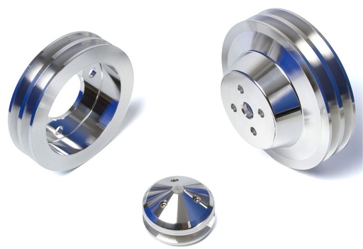 [MCH-1930] March Performance 1930: Performance Series V-Belt Pulley Kit 5-1/2", 2-Groove Crank Pulley