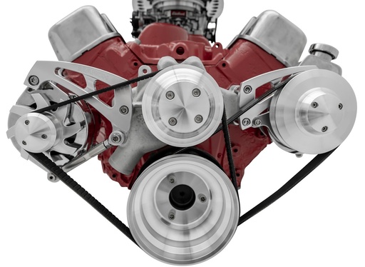 [MCH-23053] March Performance 23053: Ultra Series Extra High Mid-Mount Serpentine Belt Kit for Big Block Chevy