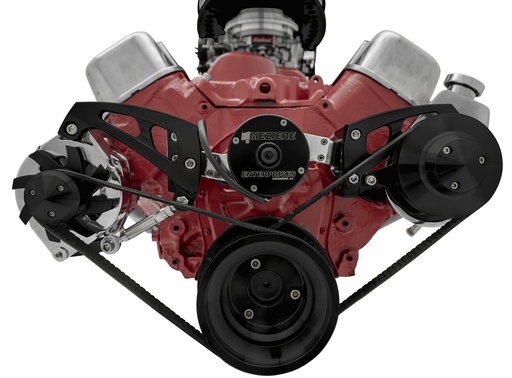 [MCH-22017-08] March Performance 22017-08: Chevy Small Block Serpentine Drive Kit With Saginaw Press Fit Style Power Steering Pump