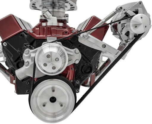 [MCH-20432] March Performance 20432: Outward Mount High Water Flow Serpentine Drive Kit Includes Brackets and Pulleys to Install: Standard Rotation Short Water Pump