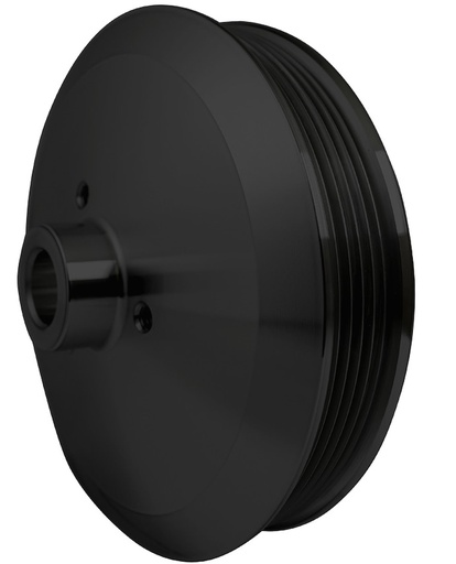 [MCH-624-08] March Performance 624-08: 624-08 Serpentine Power Steering Pulley - Press Fit - Black