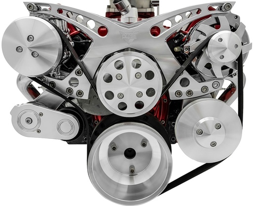 [MCH-21160] March Performance 21160: Revolver Style Serpentine Drive Kit Small Block Chevy with GM Type 2 Power Steering