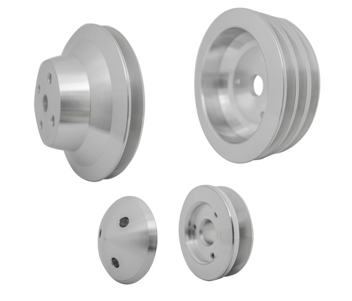 [MCH-6140] March Performance 6140: V-Belt Pulley Set - High Water Flow Ratio Small Block Chevy