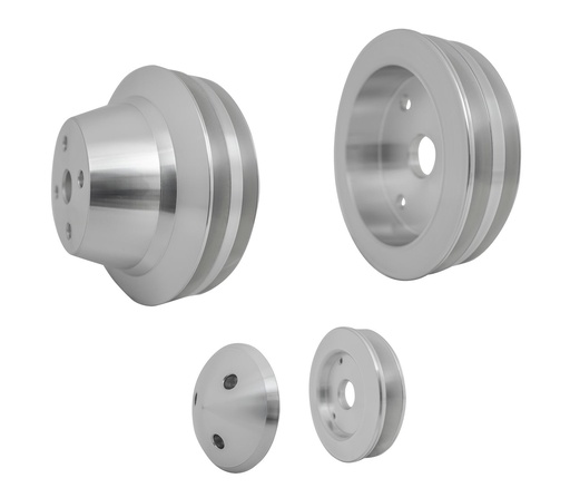 [MCH-5030] March Performance 5030: Corvette V-Belt Pulley Kit - Performance Series 1971-1982 Small Block Chevy Corvette