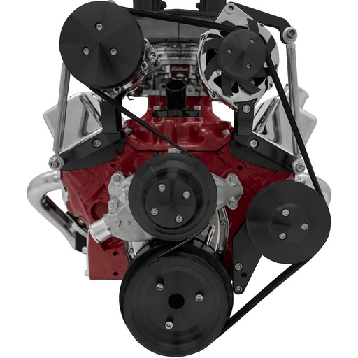[MCH-20736-08] March Performance 20736-08: Inward Mount High Water Flow Serpentine Drive Kit Includes Brackets and Pulleys to Install: Reverse Rotation Short Water Pump