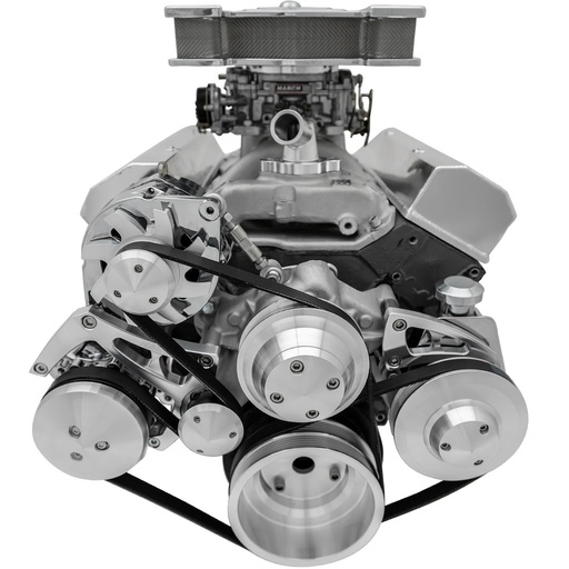 [MCH-23082] March Performance 23082: Ultra Series High Water Flow Pulley Kit Alternator & Saginaw Press-On Power Steering