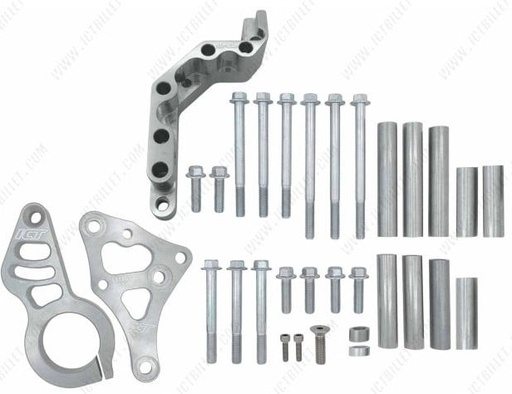 [ICB-551969-LSP1] ICT Billet 551969-LSP1: Low Mount Right/Passenger-Side Mechanical Fuel Pump Bracket for GM LS Engines