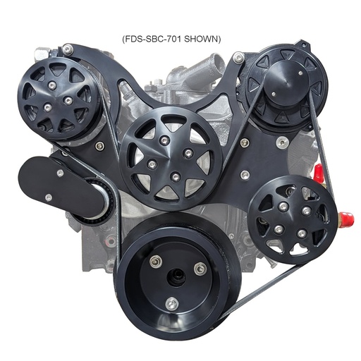 [AAY-FDS-SBC-703] All American Billet FDS-SBC-703: Front Drive Kits
