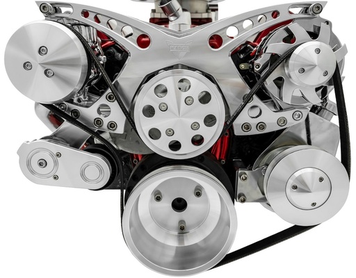 [MCH-21165-06] March Performance 21165-06: Revolver Style Serpentine Drive Kit Small Block Chevy with Saginaw Style Power Steering Pump