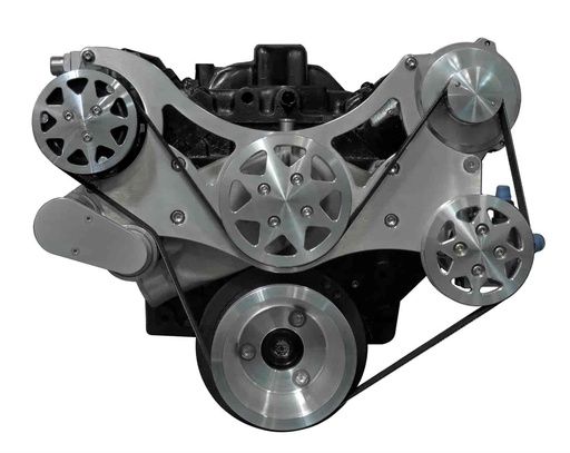 [AAY-FDS-BBC-301] All American Billet FDS-BBC-301: Serpentine Belt Front Drive System Big Block Chevy