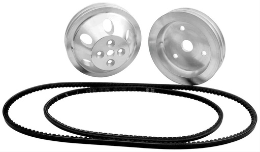 [AAF-ALL31082] Allstar Performance ALL31082: Small Block Chevy 1:1 Ratio Pulley Kit Head Mount