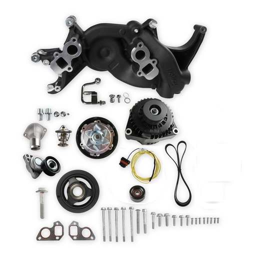 [HLY-20-187BK] Holley 20-187BK: 20-187BK LS Mid-Mount Race Accessory Drive Kit