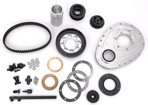 [JES-KBD-31000] Jesel KBD-31000: KBD-31000 2-Piece Upper Pulley Belt Drive System for Chevy Small Block & 90 Degree V6 Engines [Dry]