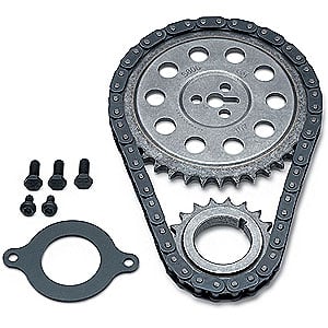 [NAL-12371053] Chevrolet Performance 12371053: Timing Chain Kit - Single Roller Design 1996-up Big Block Gen VI with Hyd. Roller Cam