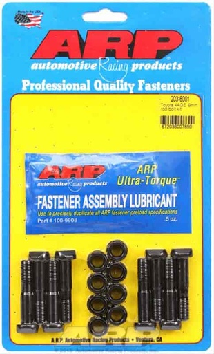 [ARP-203-6001] ARP 203-6001: Standard High-Performance Connecting Rod Bolts Toyota 1.6L (4AGE) DOHC & 1.6L (4ALC) SOHC