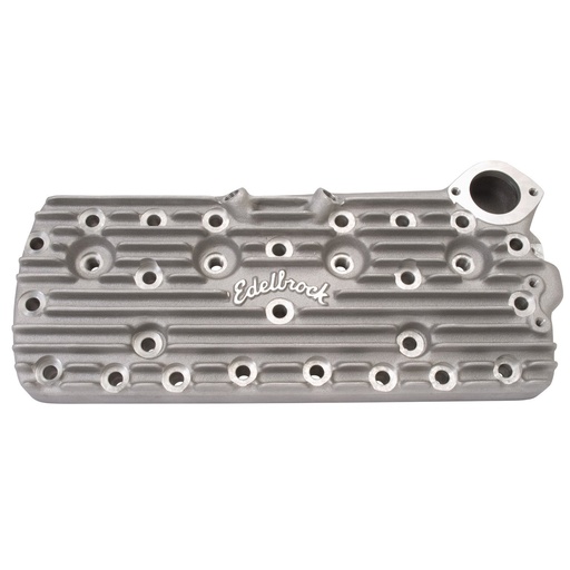[EDL-1116] Edelbrock 1116: Late Ford Flathead High Lift Aluminum Cylinder Heads with Script Logo